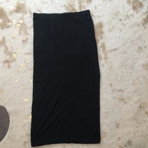 Black Stretch Pencil Skirt